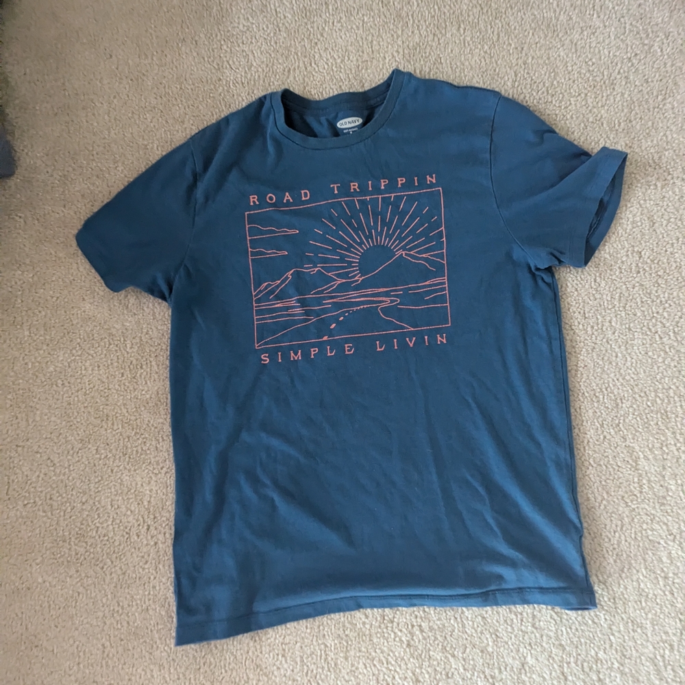 Road Trippin' Simple Livin' Blue T-Shirt